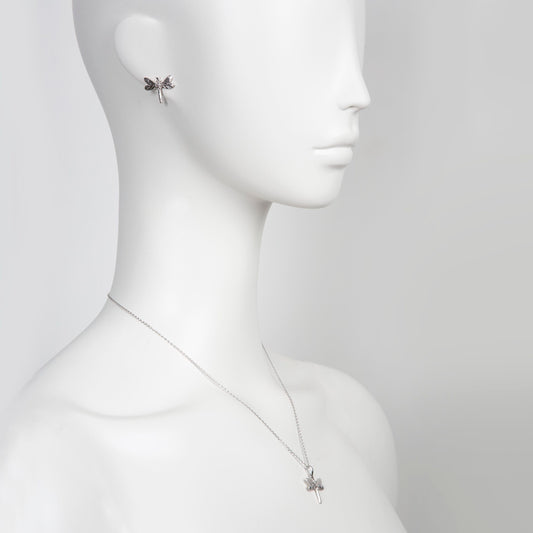 Light Dragonfly Earrings