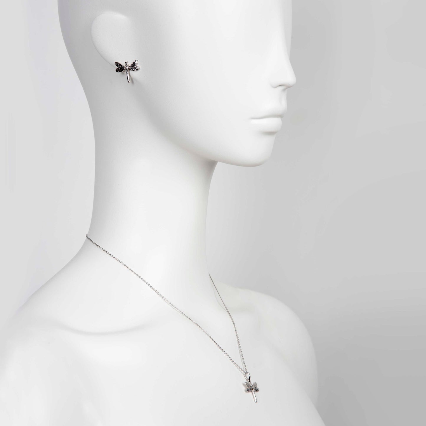 Dark Dragonfly Pendant