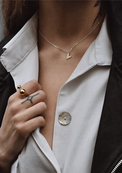 Love Necklace - Silver