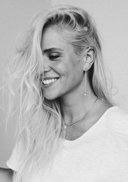 Flat Upper Ear Cuff - Silver