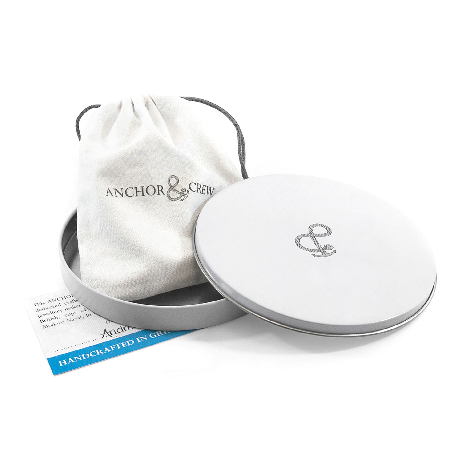 Padstow Silver and Braided Leather Bracelet - Coal Black